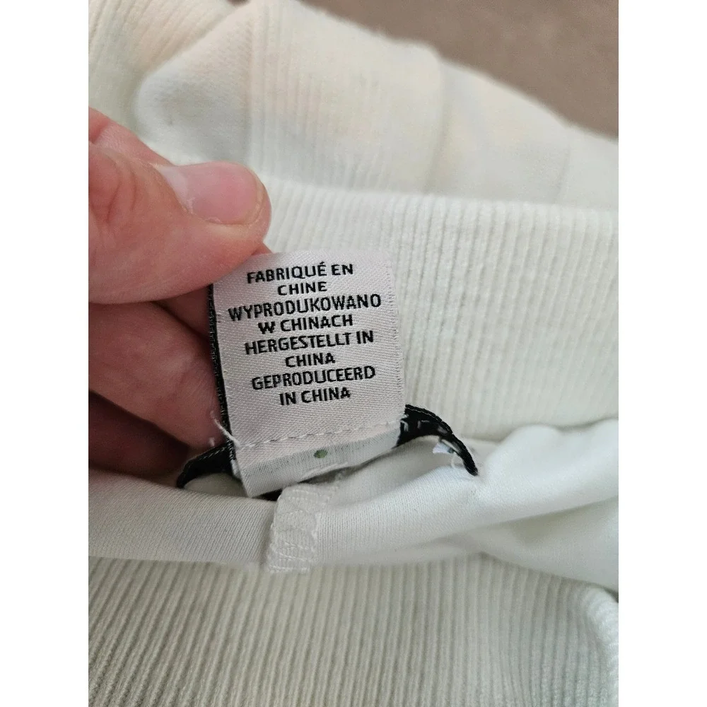 Sincerely Jules Tennis Prep Skort Large White Knit Pleated Varsity Mini Skirt